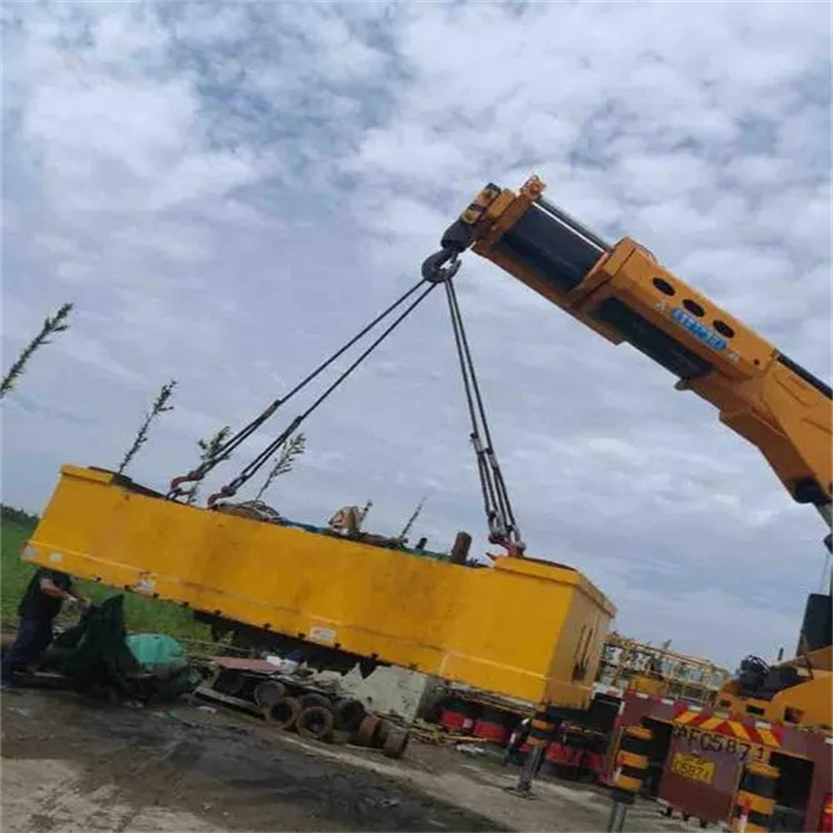 彭场镇吊运集装箱的吊车